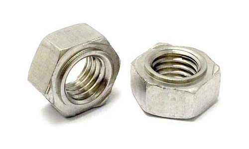 1/4-20 Hex Weld Nuts 3 PROJECTIONS 18-8 Stainless QTY 100 Details about    